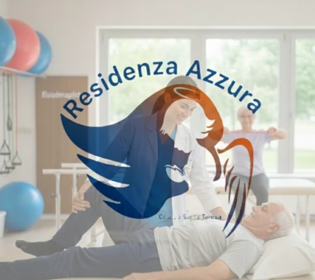 Ospiti che svolgono ginnastica dolce con l’operatore