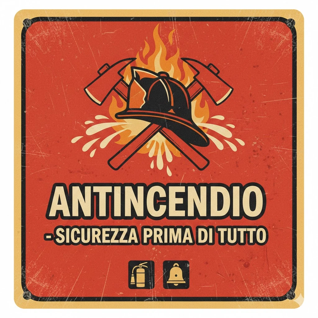 Icona sicurezza antincendio